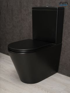 Унитаз напольный Gid Tn2189Bm 62248Y черный матовый 64.5x38.5x82.5